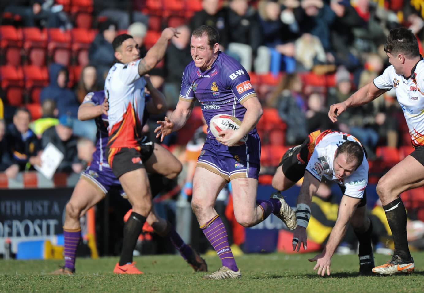 2015 - Dewsbury v Whitehaven - Scott McAvoy Breaks away